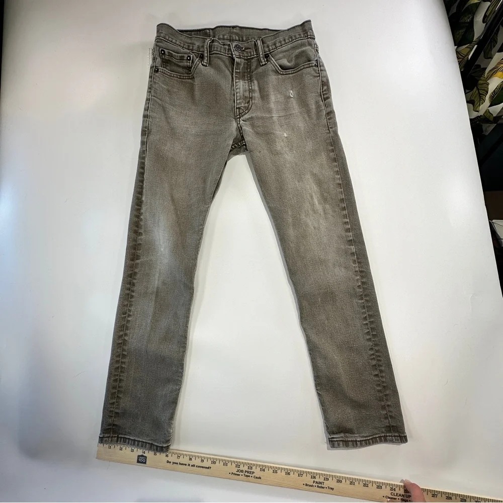 Levi’s 511 men’s slim stretch gray denim jeans 30x30